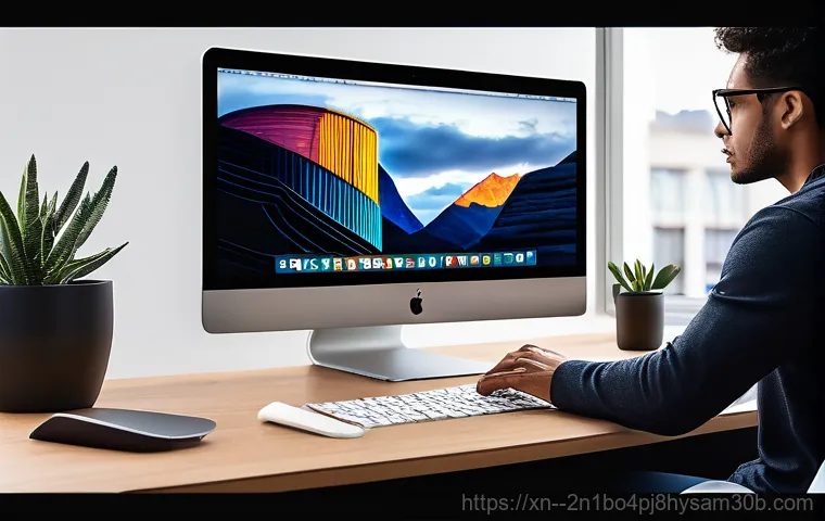 성사동 맥미니 판매 및 수리 - A diptych image showing two contrasting scenes. On the left, a young adult (wearing casual everyday ...