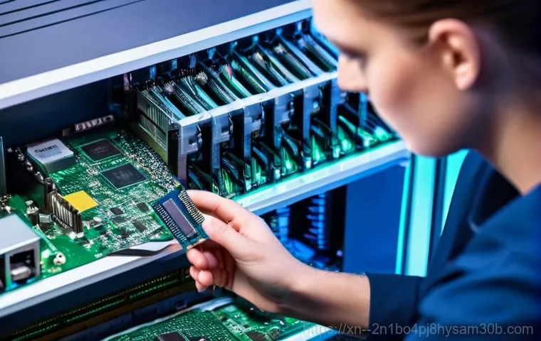 묵동 SESSION3_INITIALIZATION_FAILED - **Prompt:** A close-up, dramatic shot of a modern desktop computer monitor displaying a vibrant blue...