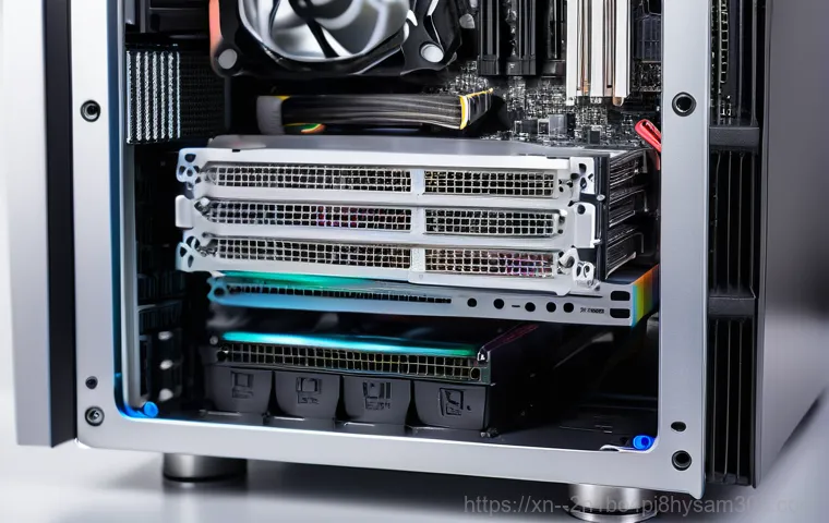 산천동 HARDWARE_INTERRUPT_STORM - A young man, casually dressed in a clean t-shirt and jeans, sits attentively at a modern desk. He is...