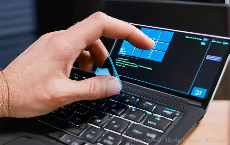 서초구 BUGCODE_USB_DRIVER - **Prompt 1: Frustrated User Troubleshooting a Blue Screen**
    A young adult, dressed in casual clo...