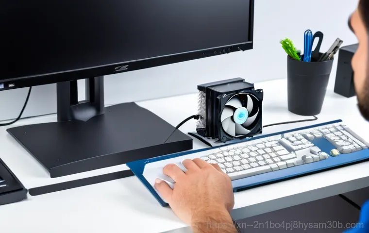 충무로 중고컴퓨터 pc 출장판매설치 - A highly skilled and friendly computer technician, wearing a neat company uniform, is meticulously i... 충무로 중고컴퓨터 pc 출장판매설치 - A highly skilled and friendly computer technician, wearing a neat company uniform, is meticulously i...