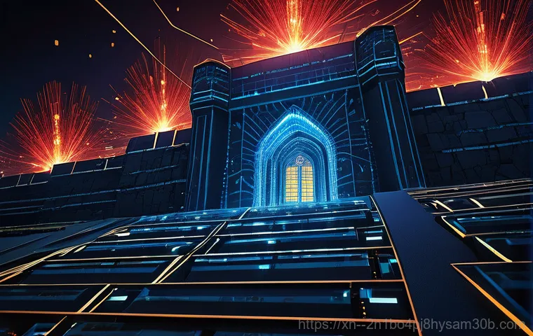 서빙고동 STATUS_KERNEL_ACCESS_DENIED - **A highly stylized, ethereal representation of a computer's kernel as a glowing, intricate central ...