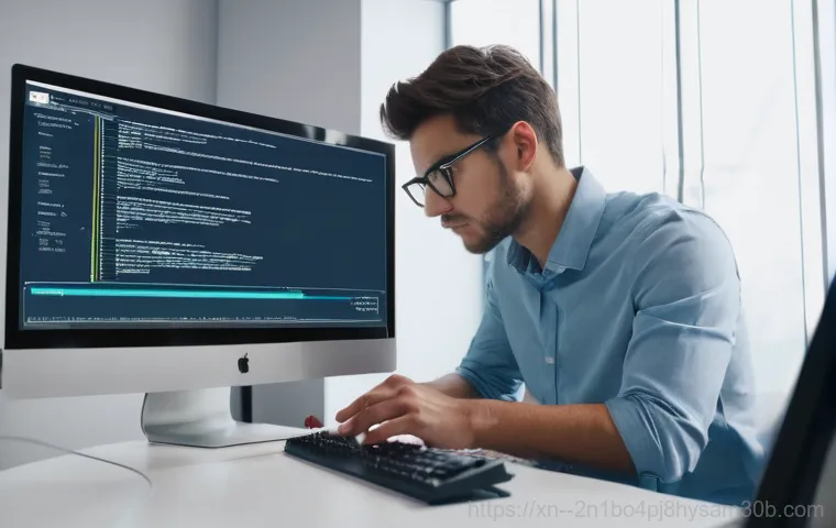 남대문 DPC_WATCHDOG_VIOLATION - **Prompt 1: The Sudden Blue Screen Encounter**
    A wide shot of a young adult, appearing startled ...