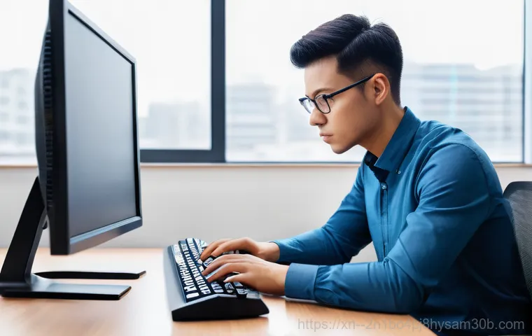 관산동 UNEXPECTED_KERNEL_MODE_TRAP - Inside a brightly lit, open computer case, a person's hands (wearing protective anti-static gloves) ...