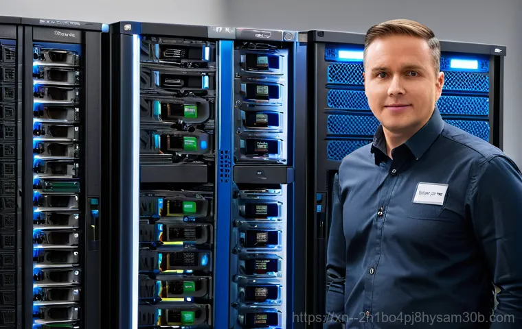 도선동 나스 nas 설정및수리 - A focused close-up shot of a man's hands, mid-40s, carefully examining the internal components of a ... 도선동 나스 nas 설정및수리 - A focused close-up shot of a man's hands, mid-40s, carefully examining the internal components of a ...