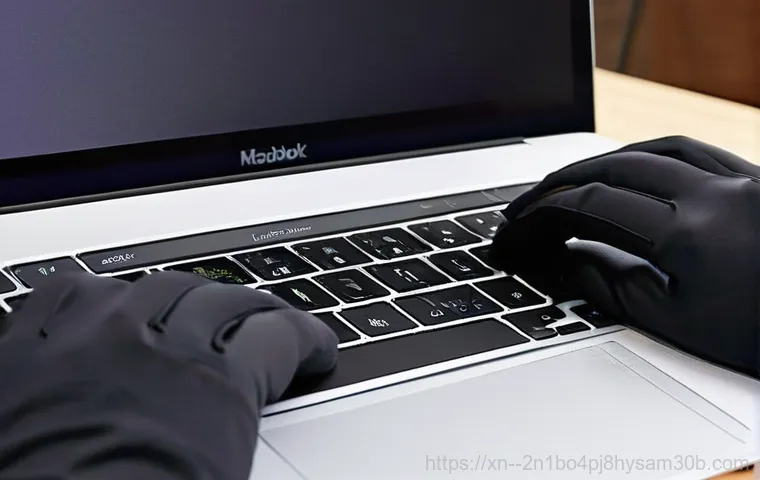 창신동 맥북에어 판매 및 수리 - A vibrant, well-lit scene depicting a young person (late teens to early 20s, non-gender specific) ha...