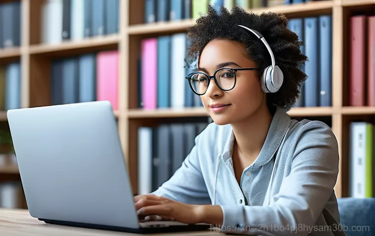 누하동 STATUS_FILE_CORRUPTION - **Prompt:** A young professional, appearing stressed and disheartened, sits at a desk in a modern ho...