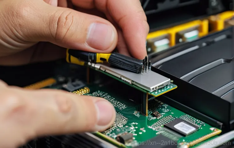 이화동 STATUS_KERNEL_DEVICE_ERROR - **Image Prompt 1: The Frustration of the Blue Screen**
    A person, appearing visibly frustrated an...