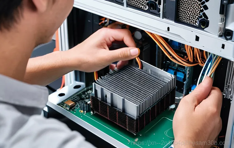 남대문 cpu조립 및 교체수리 - A split-screen or side-by-side depiction of two different CPU cooling systems inside a modern, trans... 남대문 cpu조립 및 교체수리 - A split-screen or side-by-side depiction of two different CPU cooling systems inside a modern, trans...