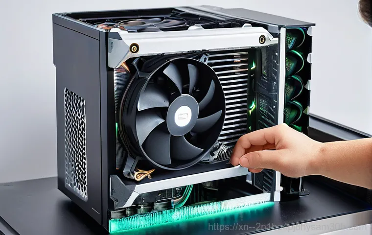 온수동 STATUS_KERNEL_MODE_EXCEPTION - A close-up shot focuses on the opened side panel of a desktop computer. A pair of hands (gender-neut... 온수동 STATUS_KERNEL_MODE_EXCEPTION - A close-up shot focuses on the opened side panel of a desktop computer. A pair of hands (gender-neut...