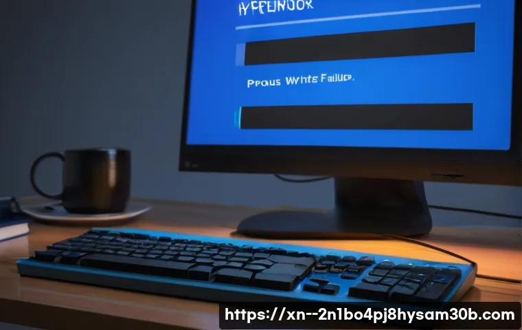 STATUS_DISK_WRITE_FAILURE, 원인부터 해결까지! 1