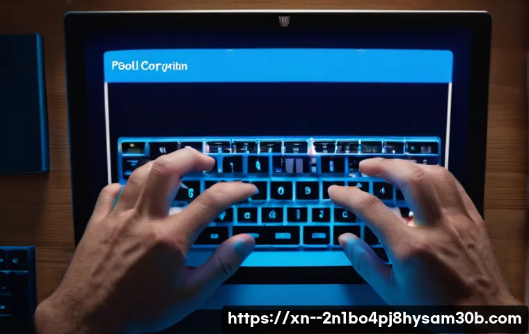 신길동 POOL_CORRUPTION_IN_FILE_AREA 블루스크린, 컴퓨터 멈춤의 숨겨진 원인과 해결 꿀팁 9