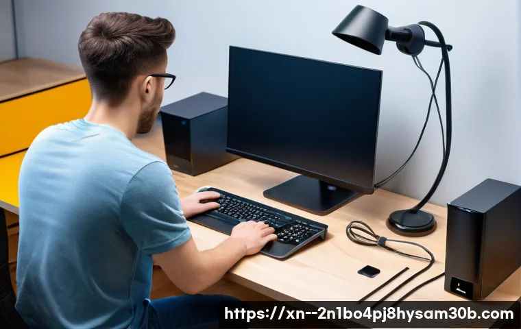 자곡동 우리집 모니터 '입력신호 없음' 메시지, 놀라운 해결 꿀팁 공개 1