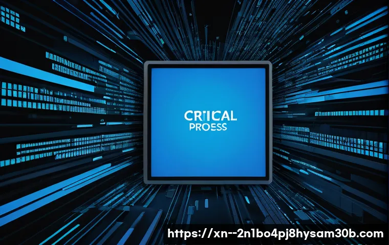 본동 CRITICAL_PROCESS_DIED 관련 이미지 2