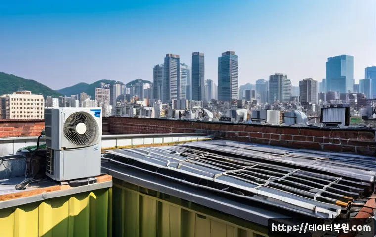 서대문구 옥상 에어컨 실외기 팬 정지 문제 긴급 복구 사례와 해결 방법 1