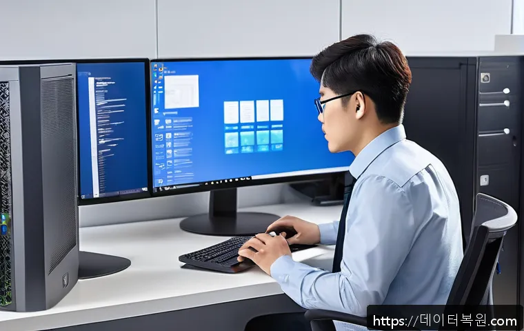 벽제동 사무실 윈도우 설치 및 시스템 최적화 긴급 출장 서비스 후기 1