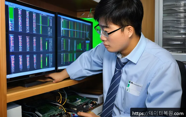 봉익동 데이터 손상 오류 긴급 복구, 사무실 전산 장애 신속 해결 사례 1