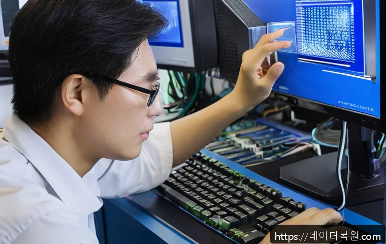 사직동 인근 컴퓨터 블루스크린 문제 긴급 복구 후기 및 원인 분석 1