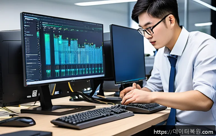 망우동 사무실 컴퓨터 메모리 교체 및 업그레이드 긴급 지원 사례 1