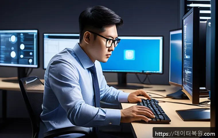 필운동 인근 사무실 컴퓨터 절전모드 오류 긴급 점검 및 해결 후기 1