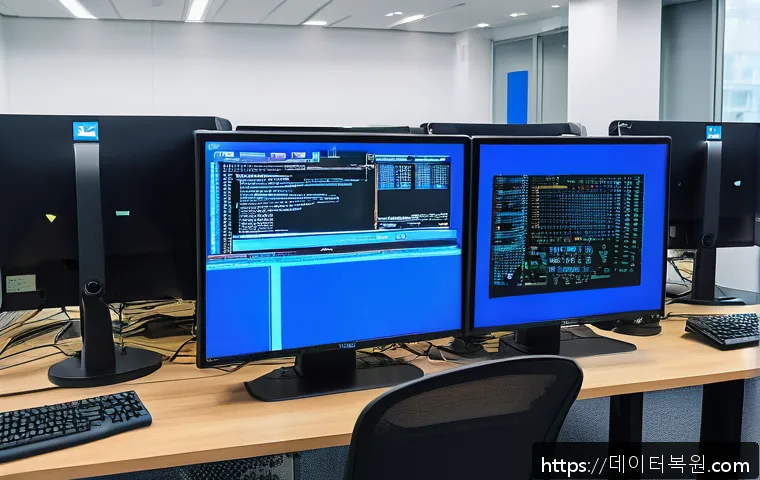 용산구 컴퓨터 블루스크린 문제 긴급 복구 및 사무실 전산 장애 해결 사례 9