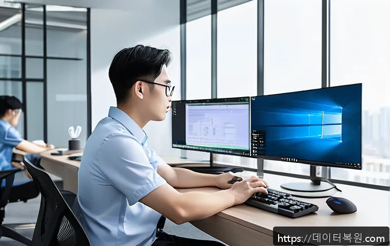 충무로 사무실 PC 윈도우11 재설치와 초기화 신속 해결 사례 5