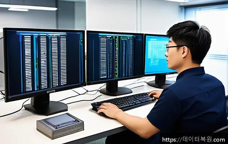 경안동 사무실 데이터 초기화 및 복구 전문가 긴급 지원 사례 1