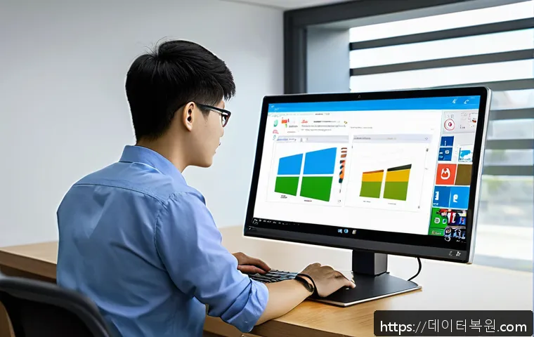 상면 지역 사무실 PC 윈도우8 초기화 및 재설치 작업 후기와 해결 노하우 1