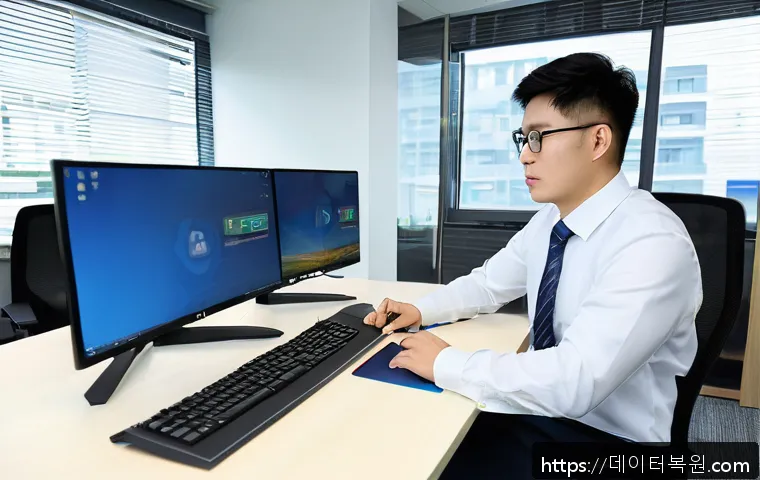 중랑구 묵동 사무실 윈도우 설치 및 시스템 최적화 긴급 출장 서비스 후기 1