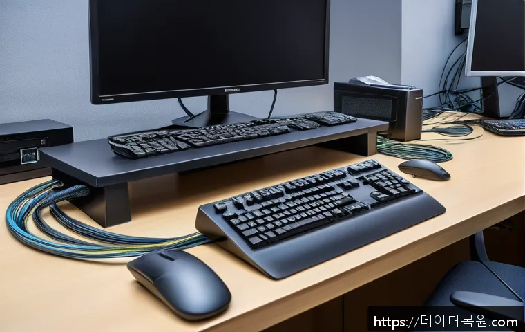 청운효자동 인근 사무실 모니터 케이블 연결 문제 신속 점검 및 해결 후기 1