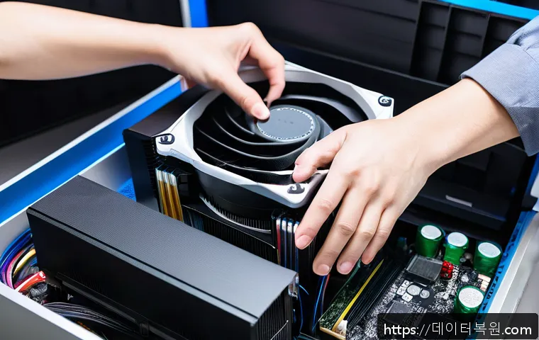 노량진 인근 조립PC 쿨러 교체 전문 서비스 이용후기 및 신속 문제 해결 사례 1