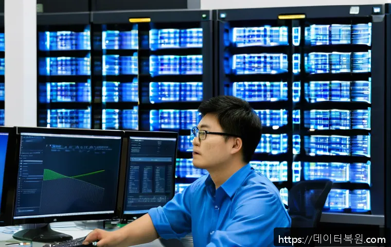 회기동 사무실 전산실에서 페이지파일 누락 문제 긴급 점검 및 해결 후기 1