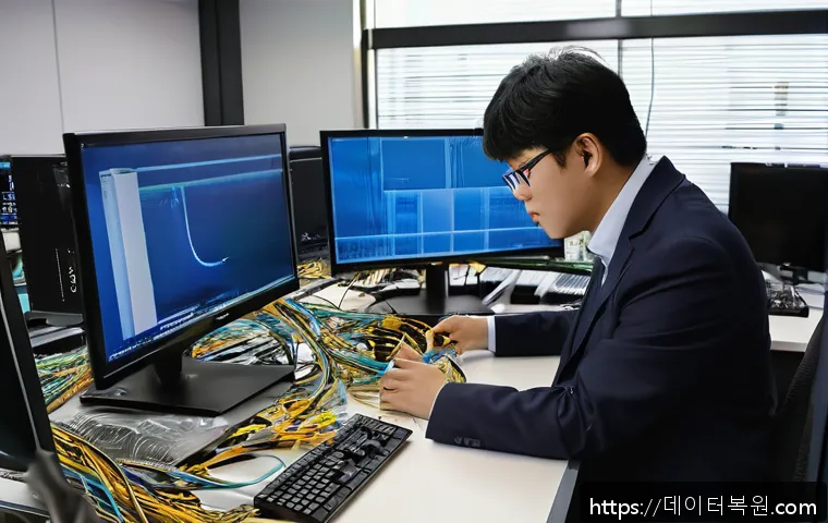 용산구 인근 사무실 모니터 신호 문제 긴급 점검과 해결 후기 1