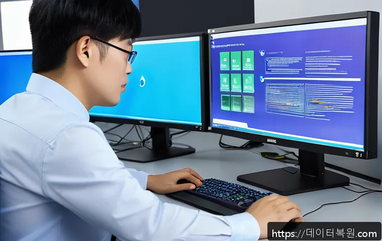 설악면 PC 화면 깜빡임 및 WIN32K_POWER_WATCHDOG_TIMEOUT 오류 긴급 복구 사례 1