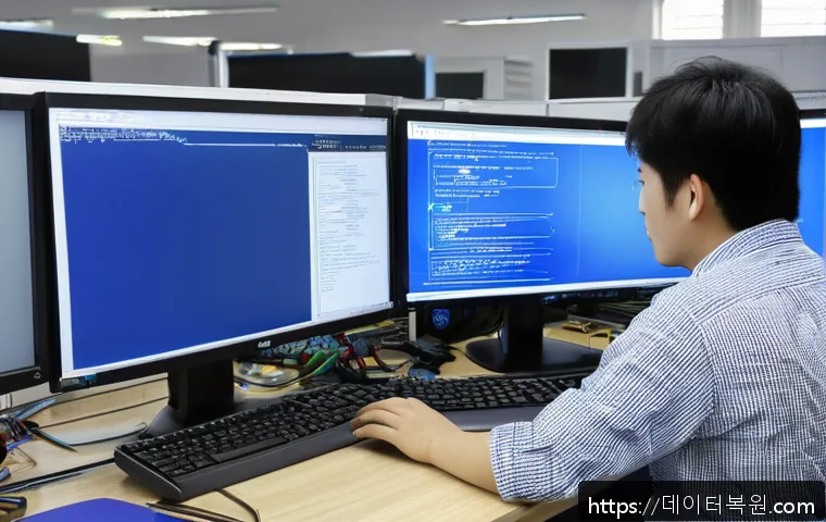 행운동 사무실 컴퓨터 블루스크린 원인 분석과 커널 보안 오류 긴급 해결 사례 1