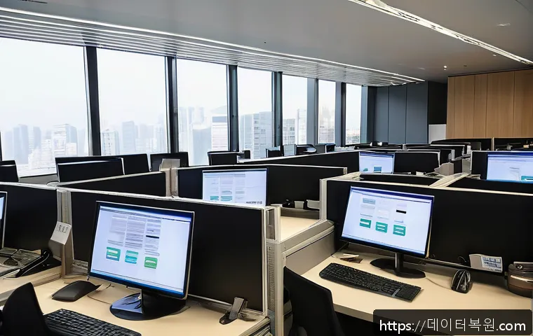 서울 선유동 인근 파일 누락 오류 긴급 복구 및 사무실 전산 장애 해결 후기 1