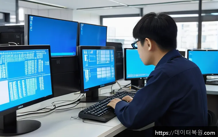 중구 컴퓨터 블루스크린 오류 긴급 복구 및 사무실 전산 장애 해결 후기 9