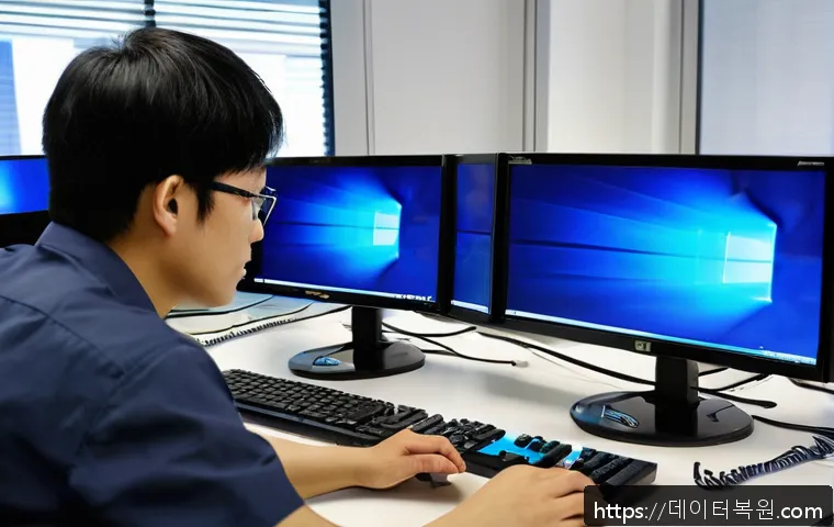 견지동 사무실 맞춤형 윈도우7 재설치 및 포맷 서비스 후기와 신속 초기화 작업 사례 1