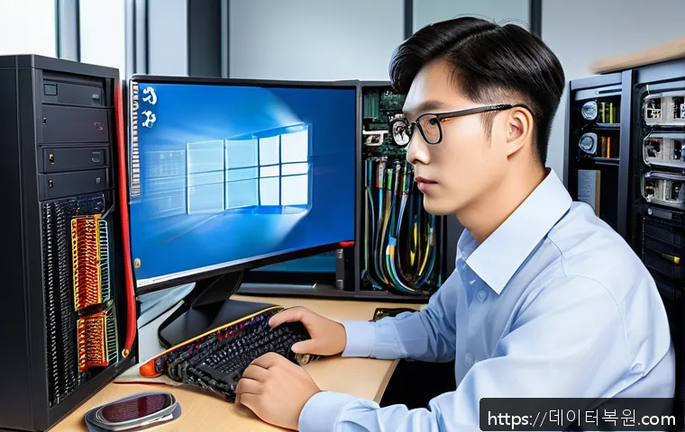 양천구 신월동 사무실 PC 멈춤 현상 긴급 점검 및 복구 사례 1