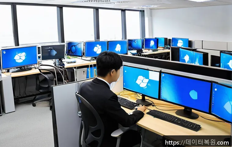 석관동 컴퓨터 초기화부터 윈도우8 재설치까지 신속한 사무실 IT 복구 사례 1