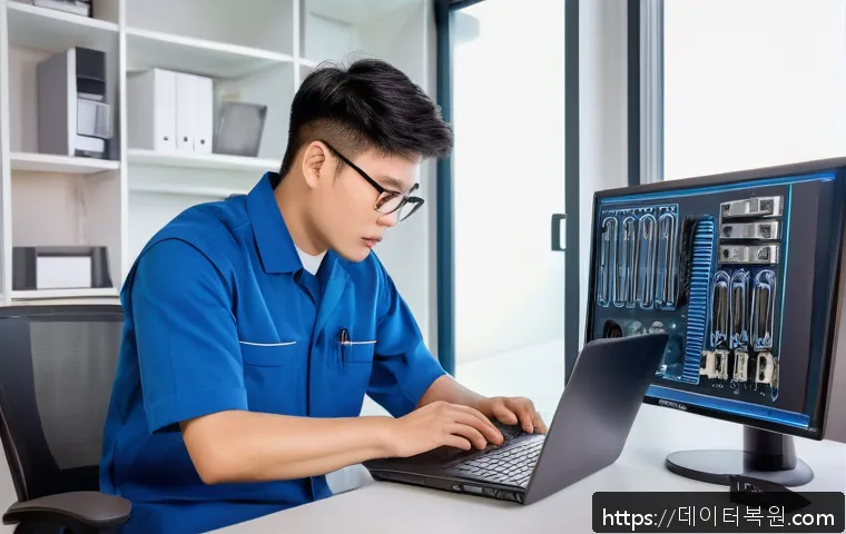 본동 컴퓨터 데이터 보호 오류 해결과 긴급 복구 서비스 사례 1