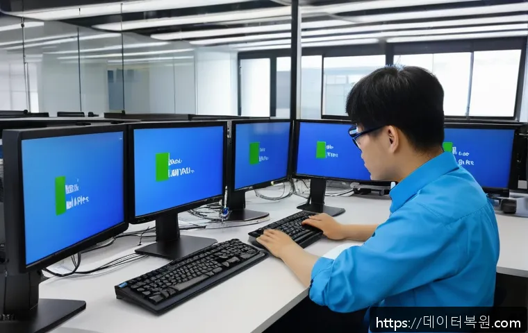 행운동 PC 블루스크린 DRIVER 오류 긴급 복구 및 사무실 업무 중단 최소화 사례 1
