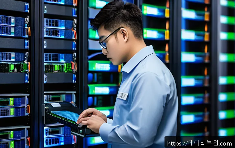 중곡동 사무실 서버 디스크 손상 경고 대응 및 데이터 복구 성공 사례 1