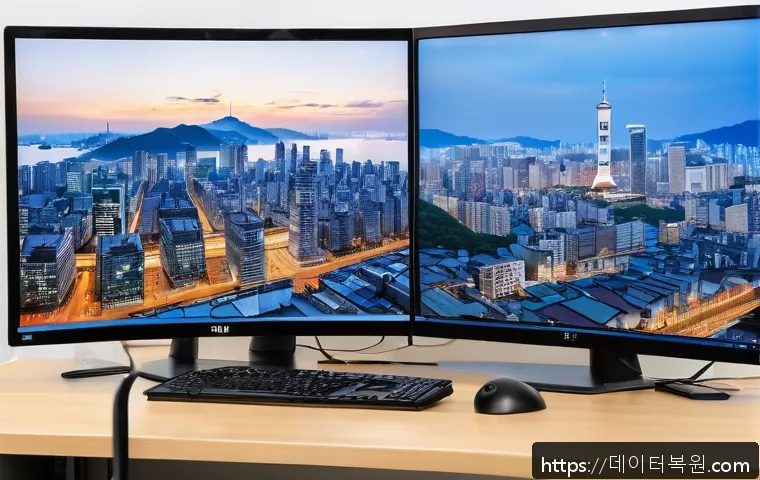 중구 신당동 사무실 모니터 화면 문제 긴급 복구 서비스 후기 1