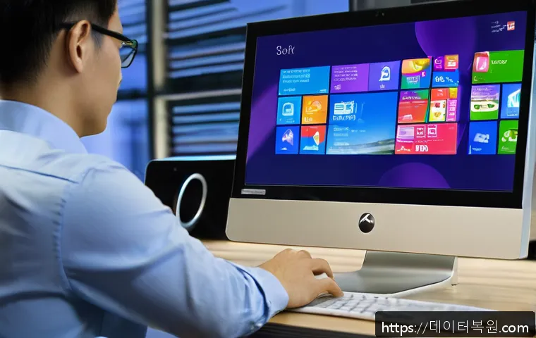 창릉동 사무실 컴퓨터 윈도우8 초기화 및 포맷 재설치 긴급 지원 사례 1