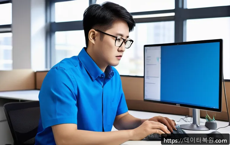 남현동 사무실 윈도우8 초기화 및 포맷 재설치 작업후기와 신속 문제 해결 사례 1