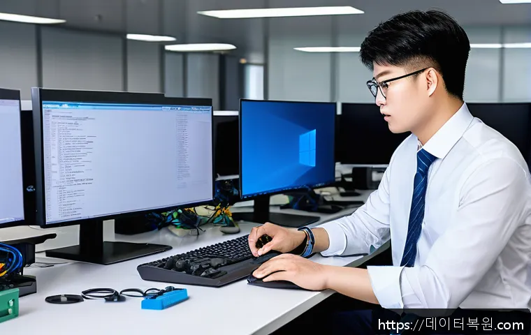 철산동 사무실 컴퓨터 멈춤 현상 신속 대응과 업무 복구 성공 사례 1