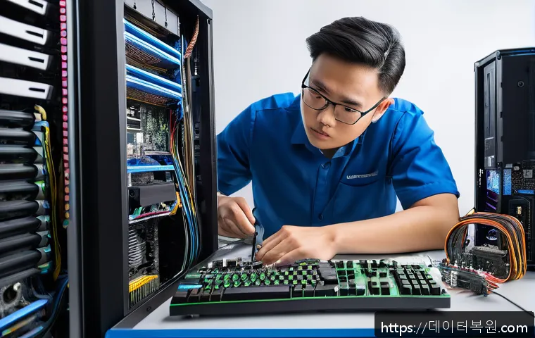 창신동 인텔 CPU 블루스크린 문제 긴급 복구 및 전산실 장애 대응 사례 1