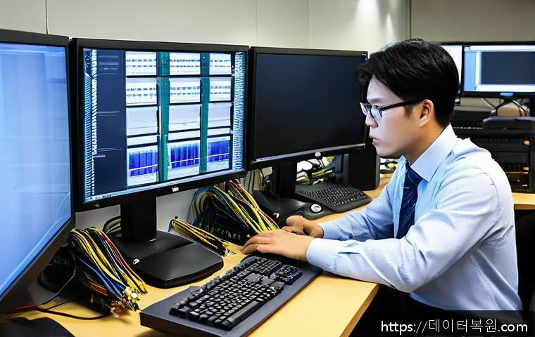 중구 업무용 컴퓨터 화면 신호 이상 해결 및 긴급 복구 사례 5