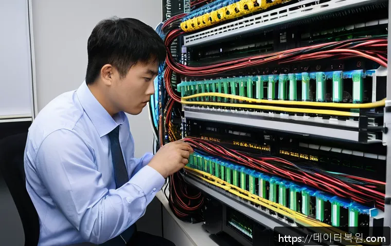 관악구 성현동 사무실 네트워크 케이블 연결 문제 긴급 점검 및 해결 후기 9